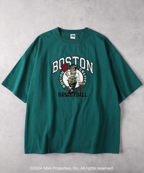 「NBA」 半袖Tシャツ X-LARGE ベージュ メンズ