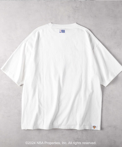 「NBA」 半袖Tシャツ X-LARGE ベージュ メンズ