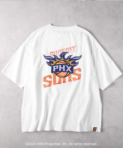 「NBA」 半袖Tシャツ X-LARGE ベージュ メンズ