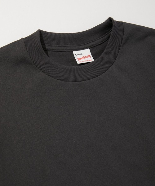 「Healthknit」 半袖Tシャツ LARGE ブラック メンズ