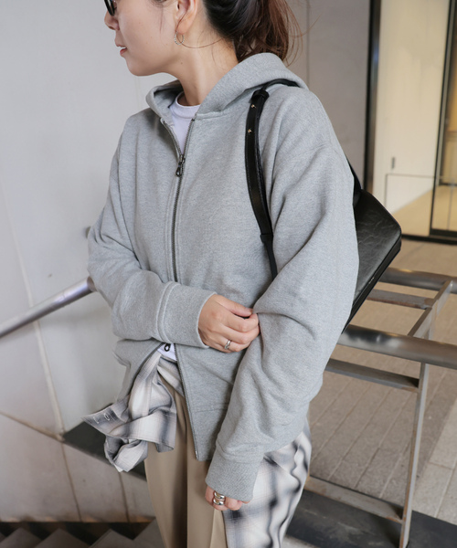 JOURNAL STANDARD グレーA フリーパーカー JOURNAL STANDARD 「JOURNAL STANDARD」 ジップアップパーカー