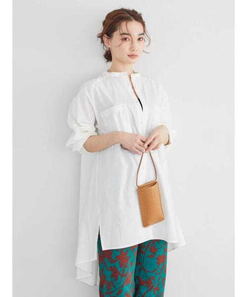 「AMERICAN HOLIC」 長袖チュニック L ブルー レディース