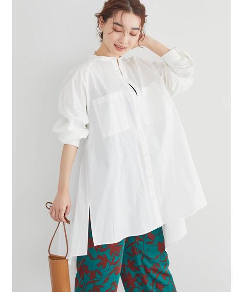 「AMERICAN HOLIC」 長袖チュニック L ブルー レディース