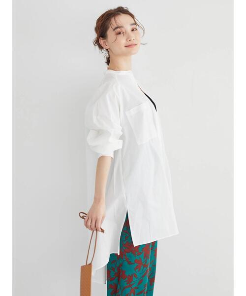「AMERICAN HOLIC」 長袖チュニック L ブルー レディース