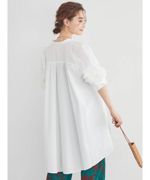 「AMERICAN HOLIC」 長袖チュニック L ブルー レディース
