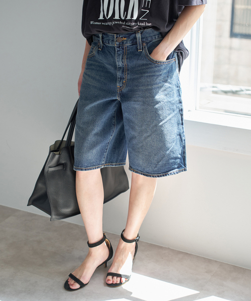 リーバイス×スピックアンドスパン　ワイドデニムパンツ Spick＆Span ジーンズ デニム デニムパンツ LEVI'S/リーバイス