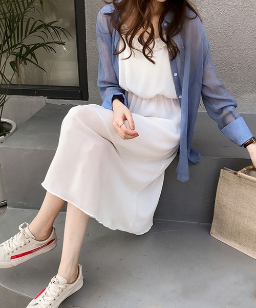 「Dewlily」 長袖シャツ X-LARGE ピンク レディース