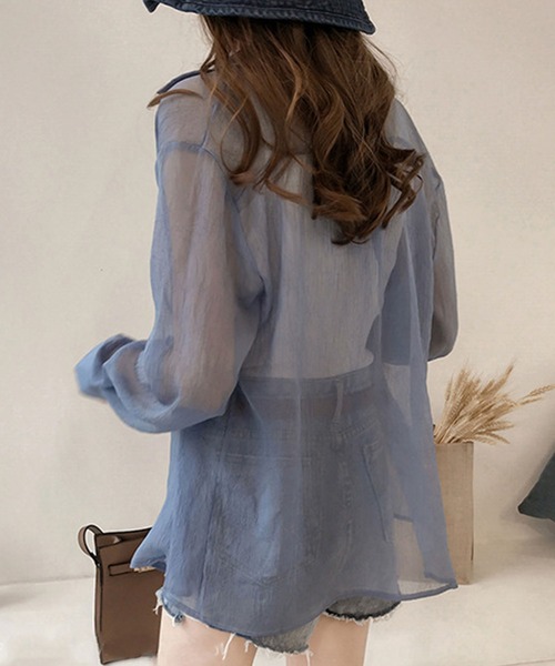 「Dewlily」 長袖シャツ X-LARGE ピンク レディース