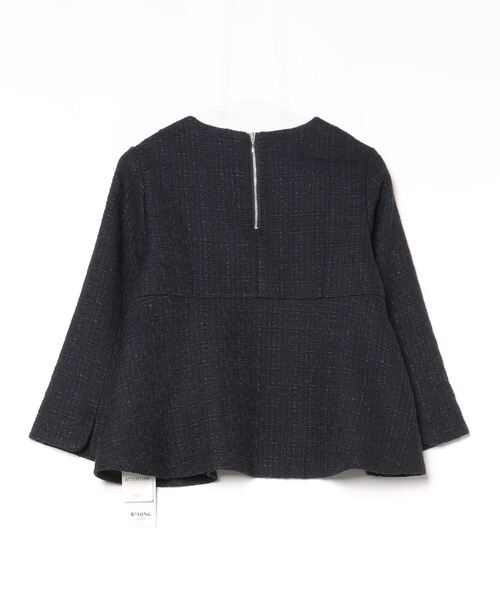「B:MING by BEAMS」 7分袖ブラウス M ネイビー レディース