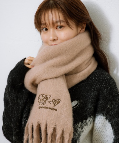 kaoyorinakami マフラー cookie muffler / クッキーマフラー メンズ