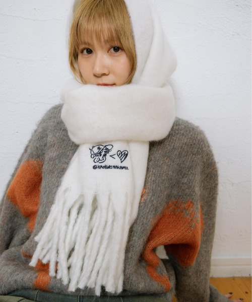 kaoyorinakami マフラー cookie muffler / クッキーマフラー メンズ