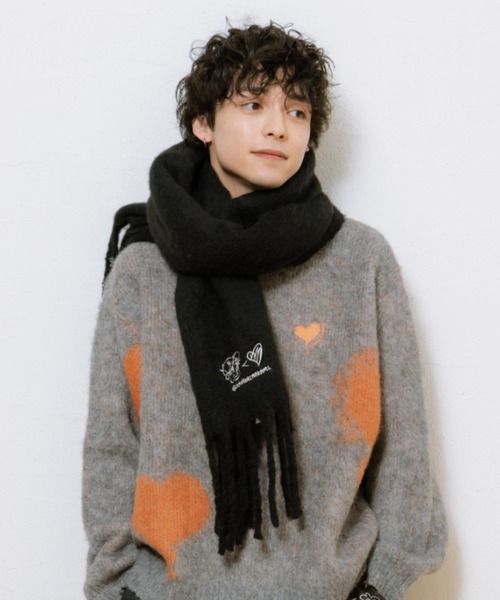 kaoyorinakami マフラー cookie muffler / クッキーマフラー メンズ