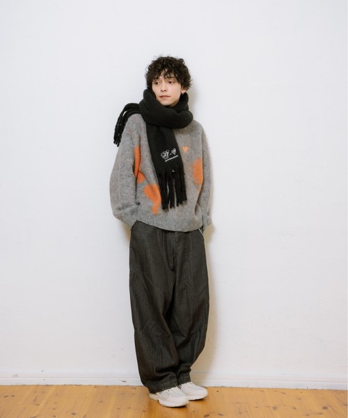 kaoyorinakami マフラー cookie muffler / クッキーマフラー メンズ