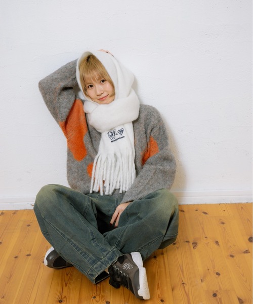 kaoyorinakami マフラー cookie muffler / クッキーマフラー メンズ