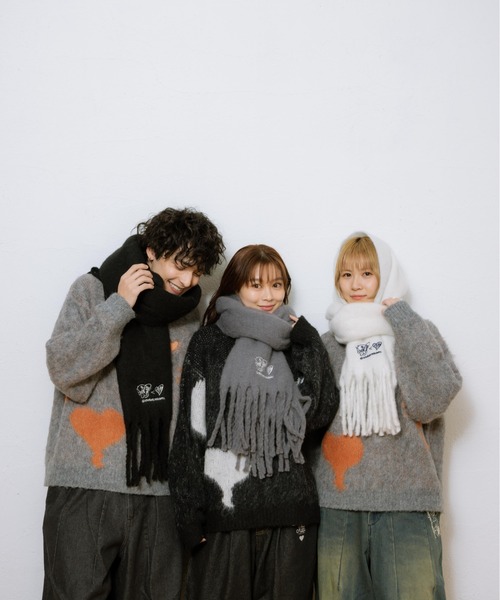 kaoyorinakami マフラー cookie muffler / クッキーマフラー メンズ