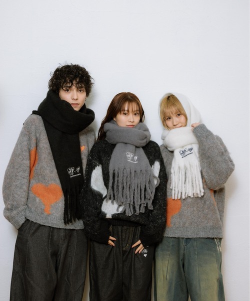 kaoyorinakami マフラー cookie muffler / クッキーマフラー メンズ