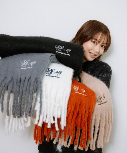 kaoyorinakami マフラー cookie muffler / クッキーマフラー メンズ