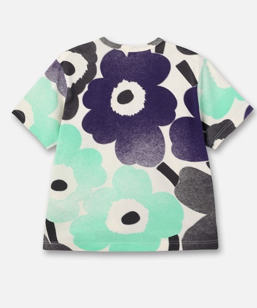 marimekko kioski unikko Tシャツ 半袖 カットソー 新品 marimekko tシャツ 「kioski」Erna relaxed Unikko placement T-Shirt