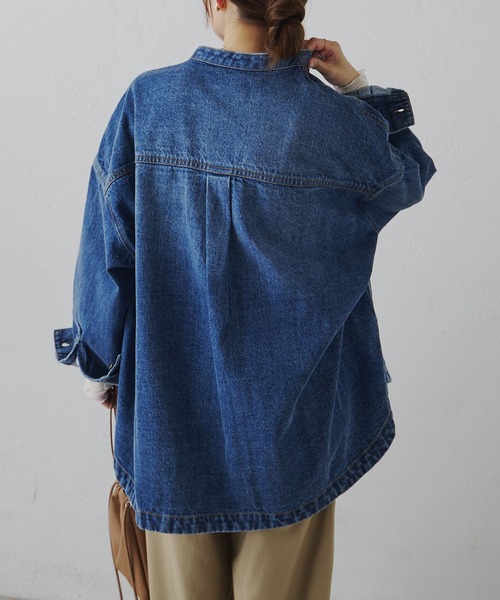 pual ce cin デニムジャケット gジャン コーンデニム バンドカラー