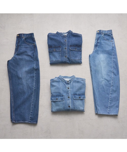 pual ce cin デニムジャケット gジャン コーンデニム バンドカラー