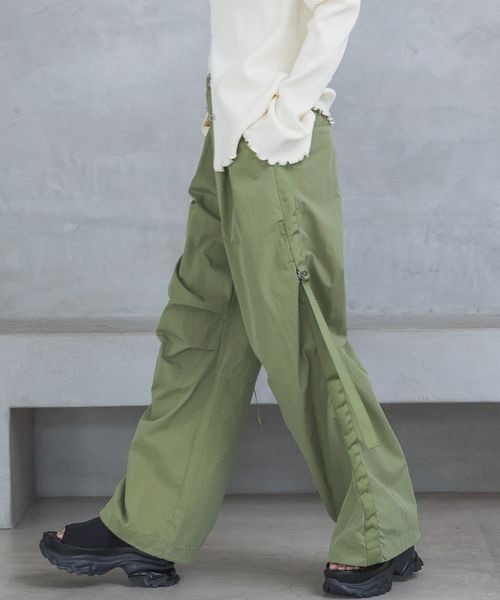 JEANASIS（ジーナシス） パンツ SMALL グリーン レディース : ZOZOTOWN