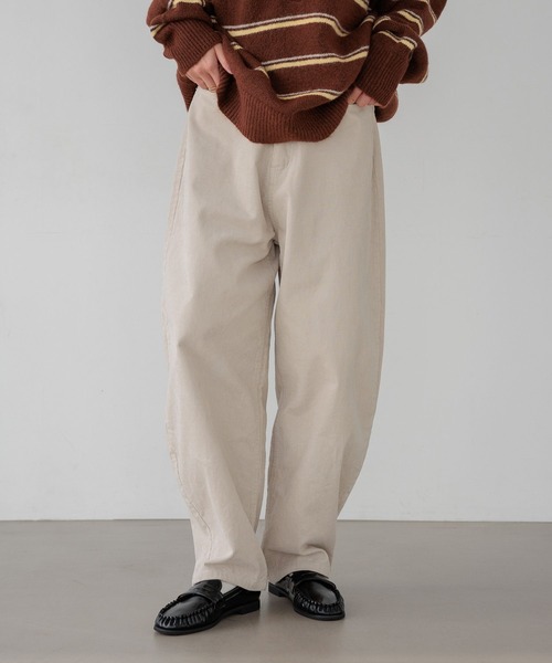BAYFLOW（ベイフロー） パンツ 「WEB限定」コーデュロイカーブパンツ