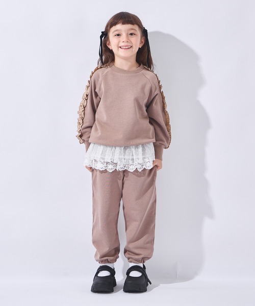 ever closet（エバークローゼット） パンツ チュール付きスウェット