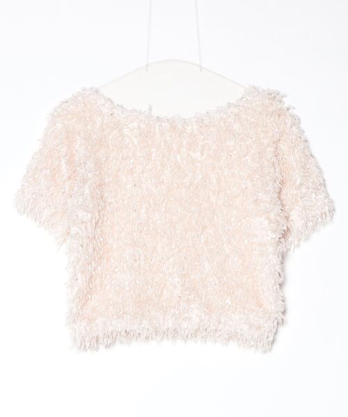 「hinari」 半袖カットソー FREE ベージュ レディース_画像2