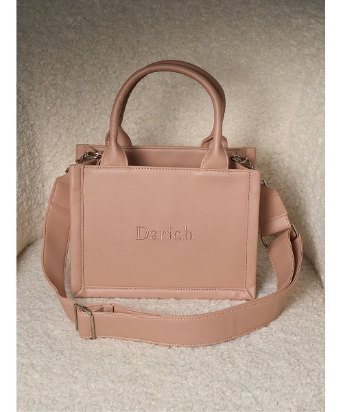 Darich トートバッグ ロゴショルダーレザーミニトートバッグ