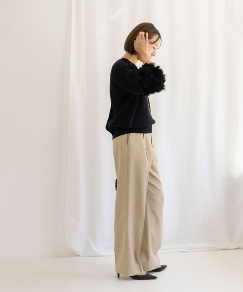 NOLLEY'S（ノーリーズ） カーディガン 「手洗い可能」2WAYラビット
