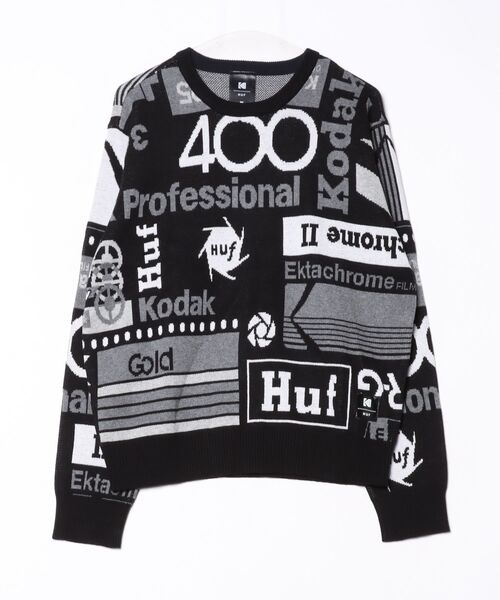 HUF（ハフ） セーター ニット 「C-HUF」「HUF×Kodak/ハフ×コダック