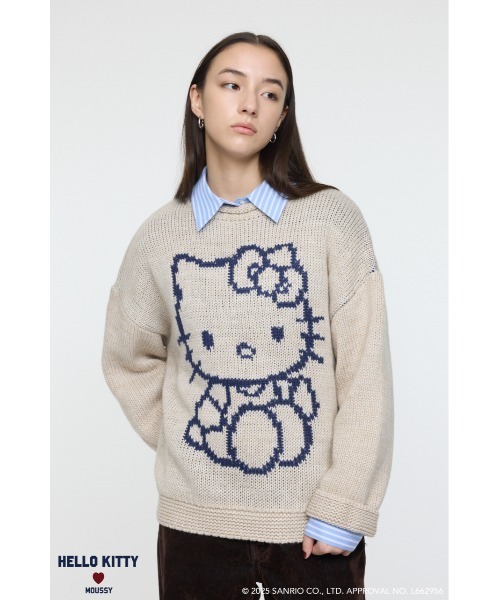 MOUSSY（マウジー） ニット セーター HELLO KITTY CHUNKY セーター