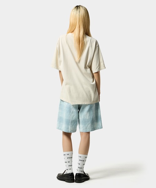 「HUF」 ハーフパンツ L グリーン系その他 メンズの画像