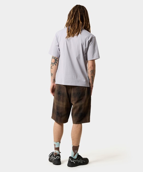 「HUF」 ハーフパンツ L グリーン系その他 メンズの画像