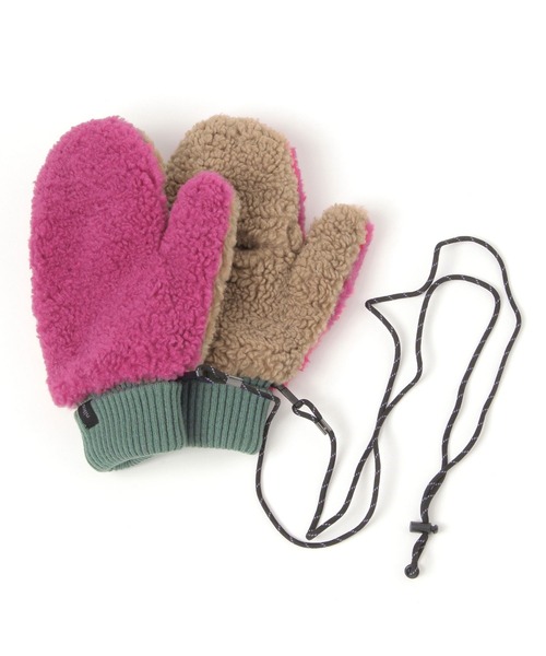 niko and…（ニコアンド） 手袋 オリジナルフェイクファーボア