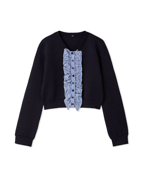 SNIDEL（スナイデル） カーディガン フリルニットカーディガン