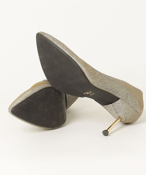 「ESPERANZA」 パンプス 22.5cm シルバー レディース_画像3