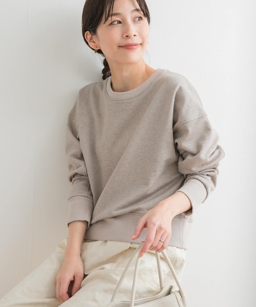 「URBAN RESEARCH DOORS」 スウェットカットソー MEDIUM ベージュ レディース_画像2