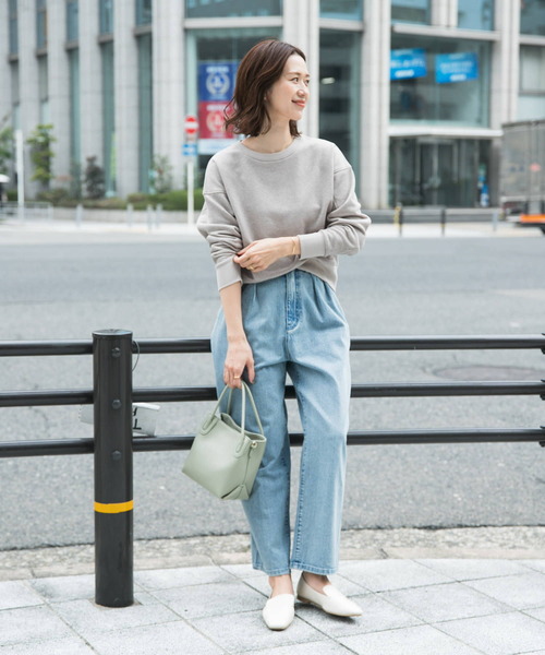 「URBAN RESEARCH DOORS」 スウェットカットソー MEDIUM ベージュ レディース_画像9