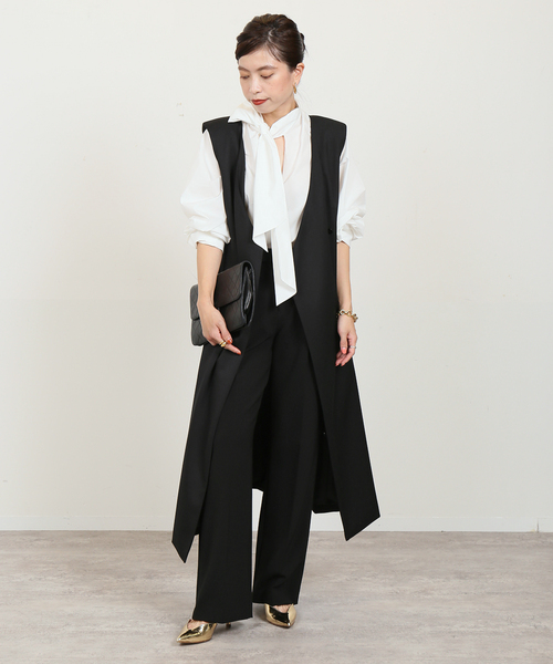 VERMEIL par iena（ヴェルメイユパーイエナ） ベスト - グレー