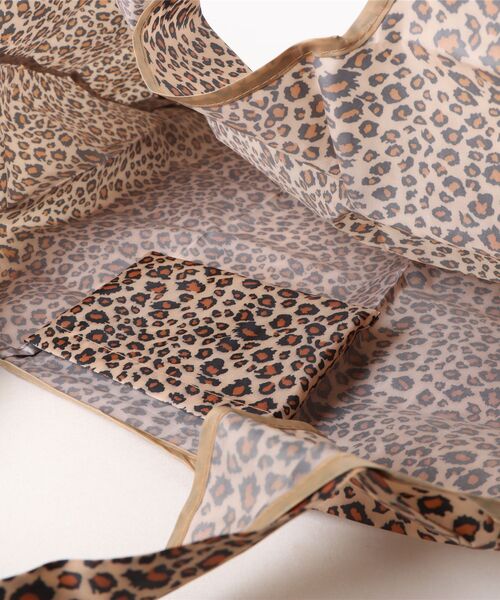 VIBGYOR Women エコバッグ 「urge select」 ヒョウ柄 折りたたみ