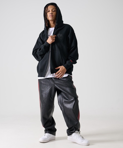 FUBU（フブ） パーカー ブランド FB Zip Hoodie / FBロゴ ジップ