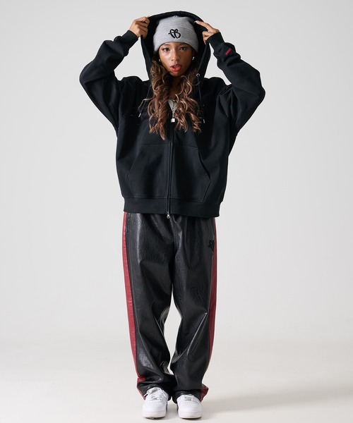 FUBU（フブ） パーカー ブランド FB Zip Hoodie / FBロゴ ジップ