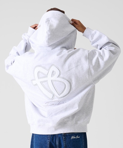 ぶー商品 FUBU（フブ） パーカー ブランド FB Zip Hoodie / FBロゴ ジップ