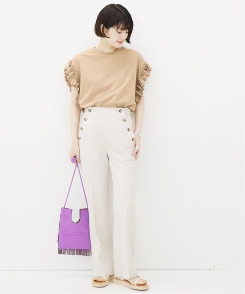 「JOURNAL STANDARD」 ノースリーブトップス - ホワイト レディース_画像6