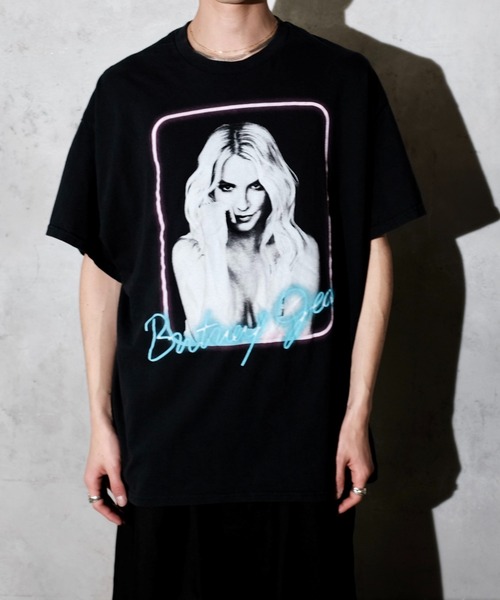 ブリトニー・スピアーズ 2011年ツアーTシャツ THRIFTY LOOK tシャツ スリフティルック / 'BRITNEY SPEARS'TEE