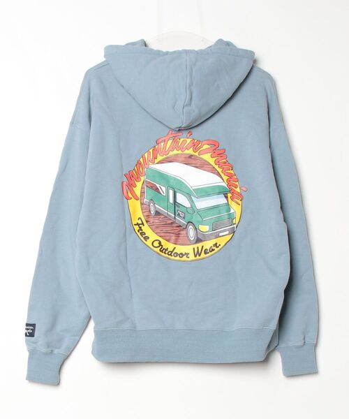 「Mountain Mania」 プルオーバーパーカー MEDIUM ブルー メンズ_画像2