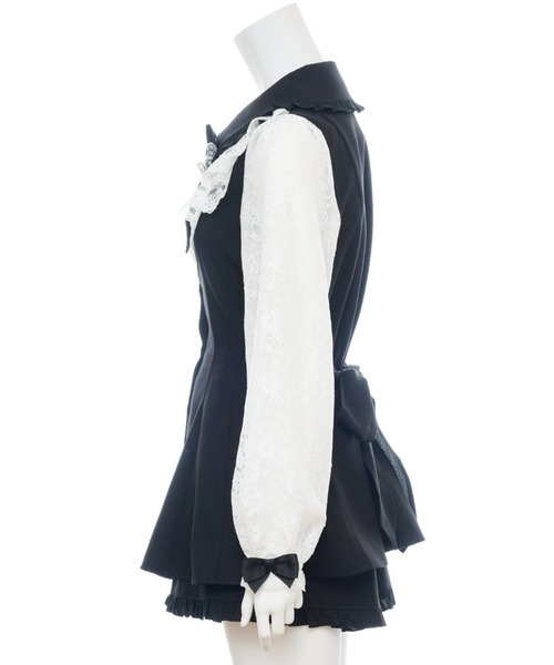 「Secret Honey」 セットアップ MEDIUM ブラックミックス レディース_画像5