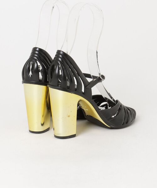 「melissa」 ヒールサンダル 6 ブラック レディース_画像2