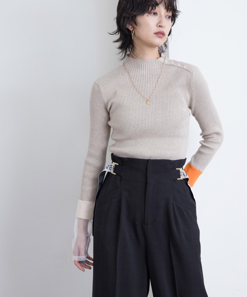 「Eimee Law」 長袖ニット 38 ブラック レディース_画像6